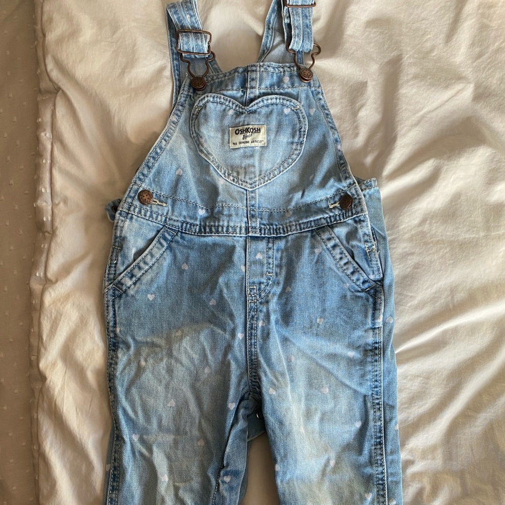 OshKosh B'gosh Light Blue Denim Overalls